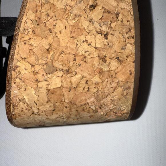 K Jacques St. Tropez Boho Wood Clog Leather Strap Wedge Sandals Brown 7.5-8 39 - Picture 8 of 15